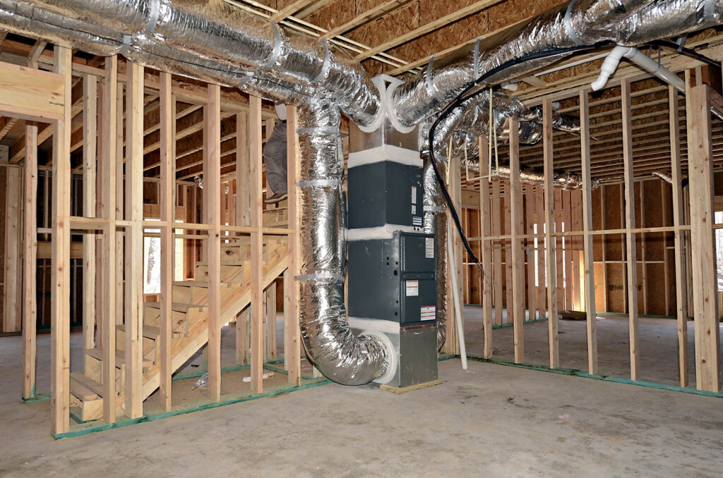 furnace in new construction